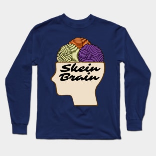 Skein On The Brain Graphic Long Sleeve T-Shirt